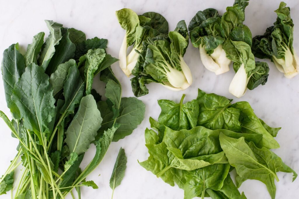 Do leafy greens have any health benefits?