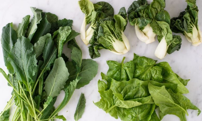 Do leafy greens have any health benefits?