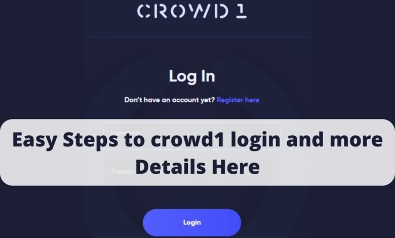 crowd1 login